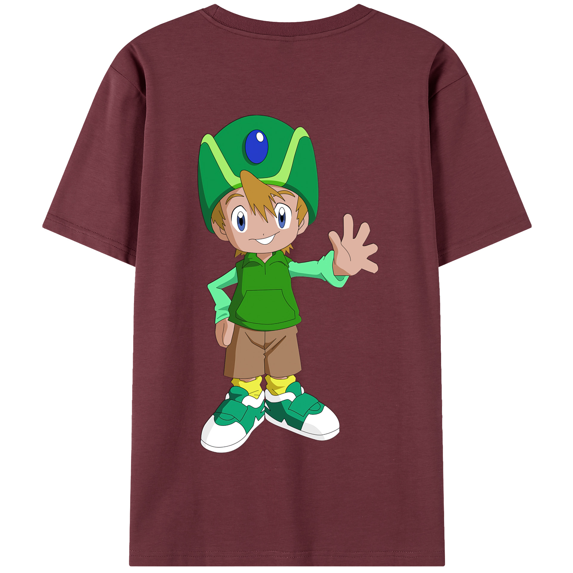 （画像用） Digimon デジタルモンスター/デジモン 綿100％半袖Tシャツ（背面プリント）
